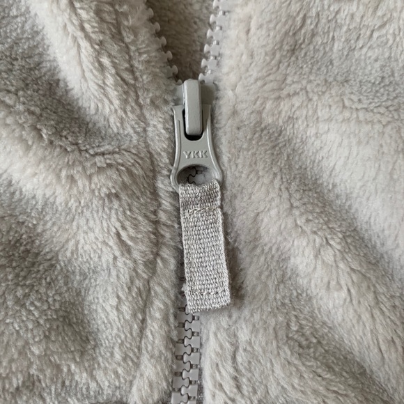 Carters Girls Gray Plush Hoodie Jacket - Picture 3 of 5